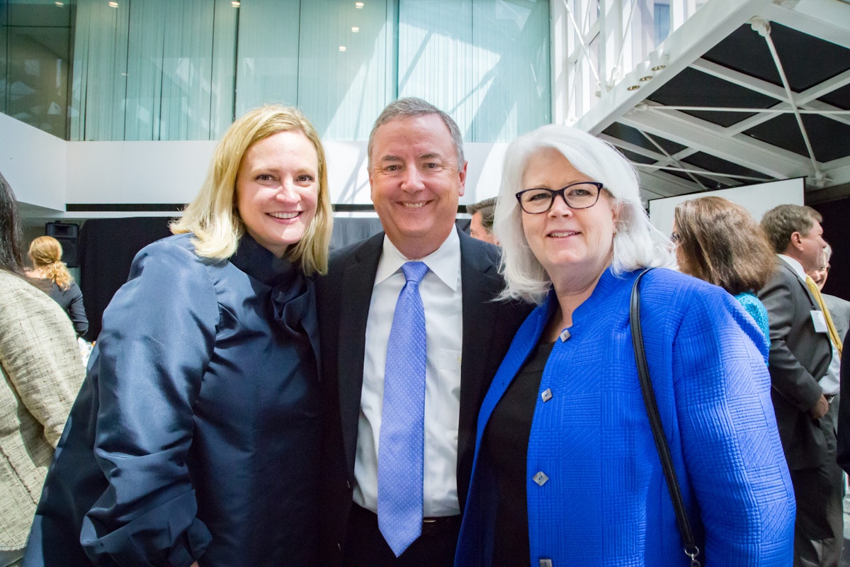 Jennifer Sampson, Tom and Karen Falk